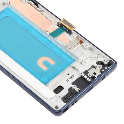 Pantalla LCD TFT de 6,33 pulgadas para Samsung Galaxy Note9 SM-N960F, digitalizador completo con marco (azul)