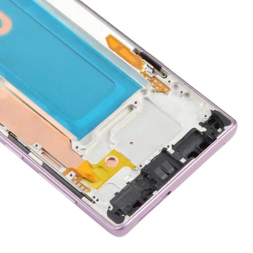 Pantalla LCD TFT de 6,33 pulgadas con digitalizador y marco para Samsung Galaxy Note9 SM-N960F (morado)