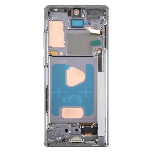 Pantalla LCD TFT de 6,6 pulgadas para Samsung Galaxy Note20 SM-N980F, digitalizador completo con marco, sin identificación de huellas dactilares (gris)