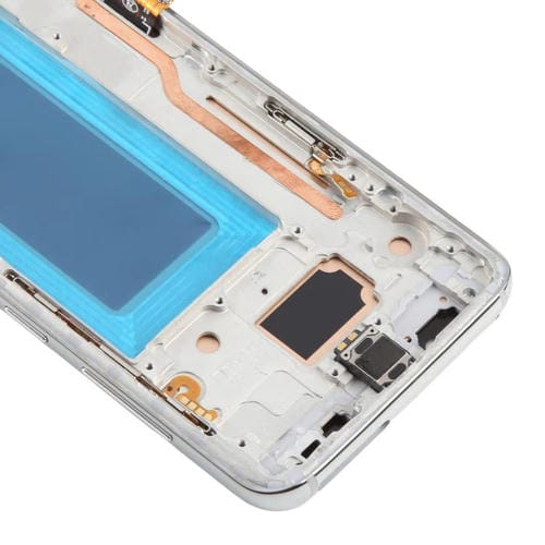 Pantalla LCD TFT de 5,7 pulgadas con digitalizador y marco para Samsung Galaxy S8 SM-G950F (plateada)