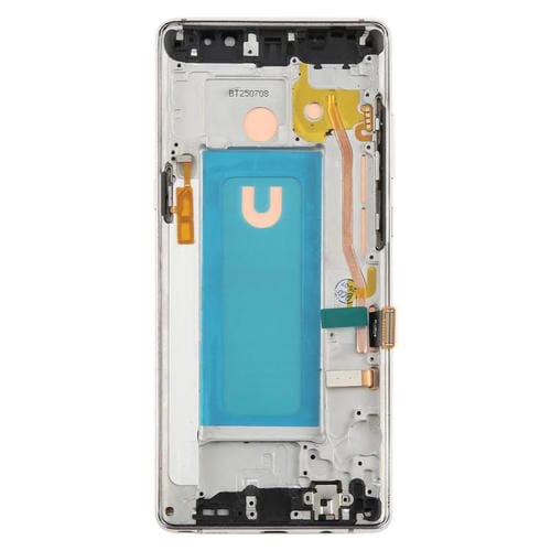 Pantalla LCD TFT de 6,25 pulgadas con digitalizador y marco para Samsung Galaxy Note 8 SM-N950F (plata)