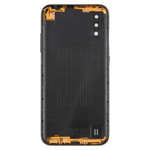 Carcasa trasera con tapa para lente de cámara para Samsung Galaxy A01 SM-A015F (gris)
