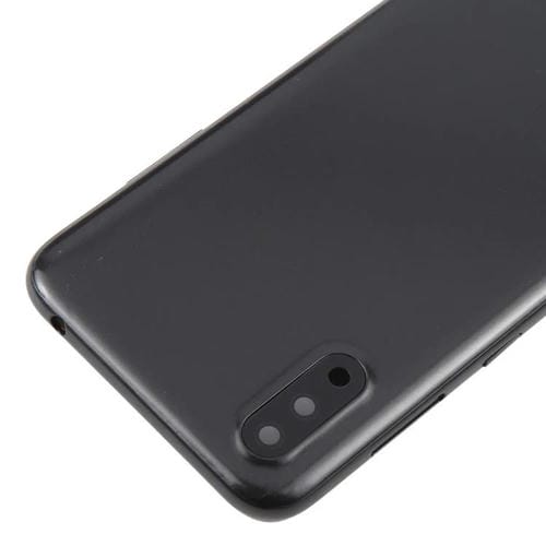 Carcasa trasera con tapa para lente de cámara para Samsung Galaxy A01 SM-A015F (gris)