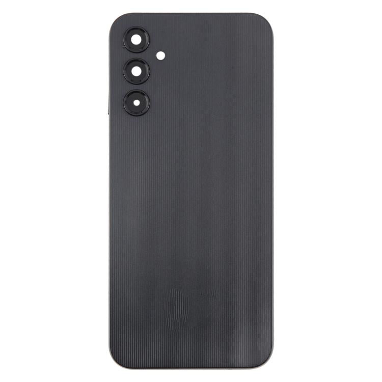 Carcasa trasera con tapa para lente de cámara para Samsung Galaxy A14 SM-A145F (negro)