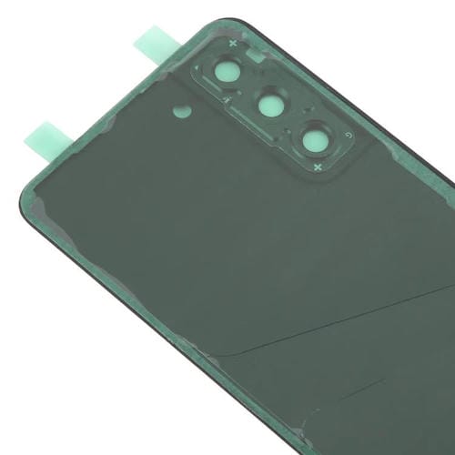 Carcasa trasera con tapa para lente de cámara para Samsung Galaxy S21 FE SM-G990B (azul)