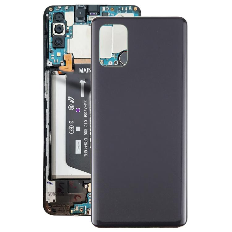 Carcasa trasera para Samsung Galaxy A71 4G SM-A715F (negra)