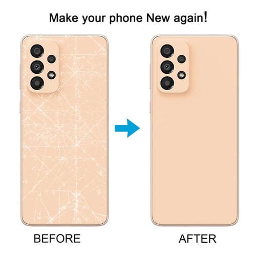 Carcasa trasera para Samsung Galaxy A33 SM-A336B (negra)