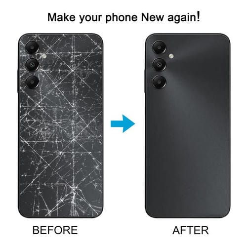 Carcasa trasera para Samsung Galaxy A05s SM-A057F (negra)