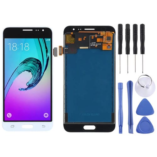 Schermo LCD + Pannello Touch Samsung Galaxy J3 J320 Series (Bianco)