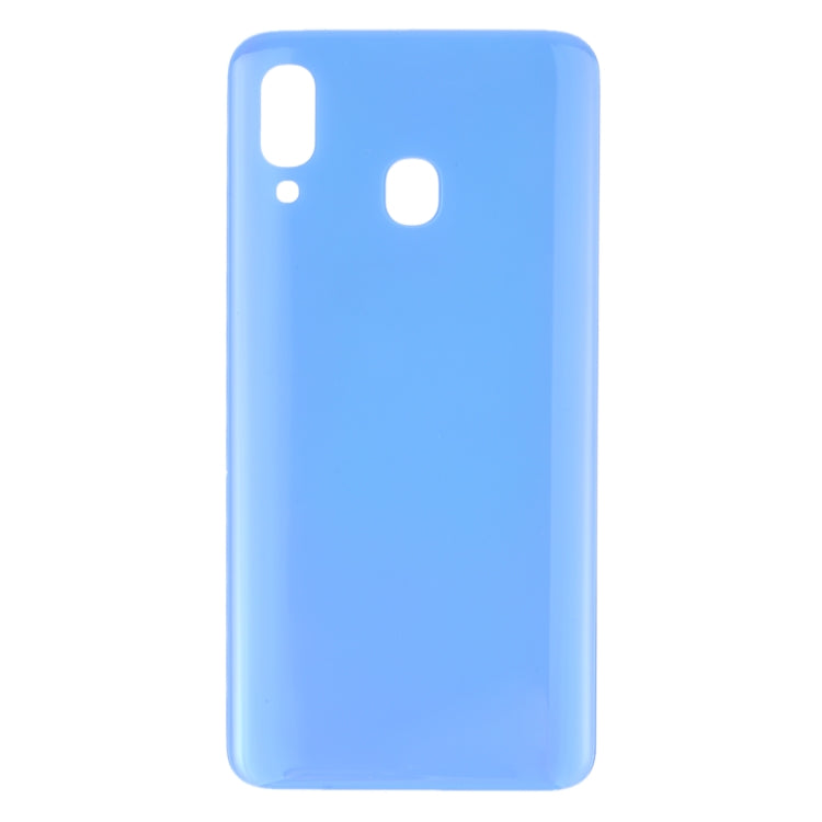 Para Galaxy A20 SM-A205F/DS Tapa trasera de batería (Azul)