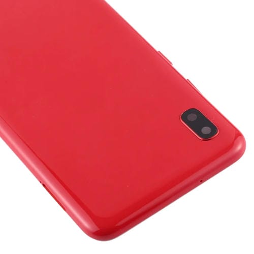 Tampa da bateria Samsung Galaxy A10 SM-A105 com lente e teclas (Vermelho)
