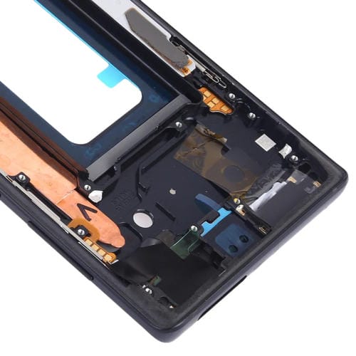 Placa de Bisel de Marco Medio con Teclas Laterales Samsung Galaxy Note 9 (Negro)