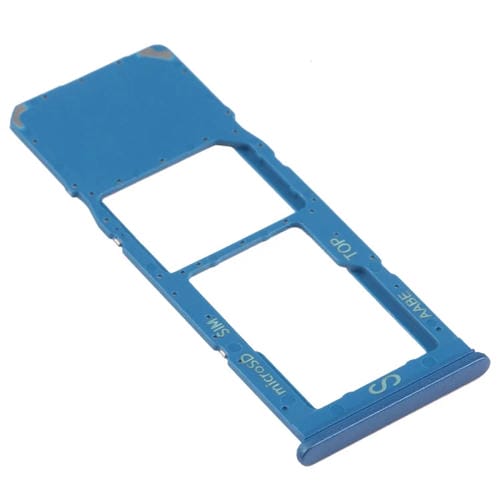 Plateau Carte SIM et Micro SD Samsung Galaxy A12 SM-A125 (Bleu)