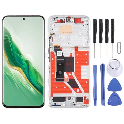 Plein écran d'origine avec cadre Honor Magic 6 (Argent)