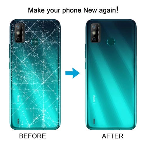 Tampa Traseira Bateria Original Tecno Spark 6 Go (Verde)