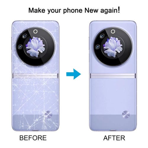 Coperchio Posteriore della Batteria Originale Tecno Phantom V Flip (Nero)