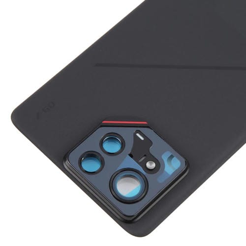 Back Glass Cover with Camera Frame for Asus Rog Phone 9 Pro 5G (Matte Black)