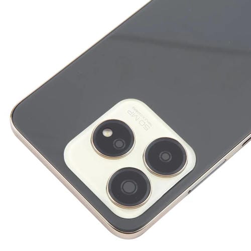 Back Glass Battery Cover with Central Frame and Camera Lens Cover ZTE Axon 60 / V60 Z2356 (Black)