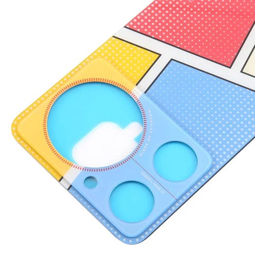 Couvercle arrière en verre batterie avec adhésif ZTE Nubia Music Z2353 (Multicolore)