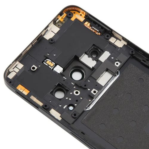 Back Glass Battery Cover with Central Frame and Camera Lens Cover ZTE Nubia Focus Pro Z2351N (Black)