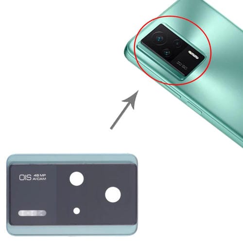 Rear Camera Lens Cover Xiaomi Redmi K60E (Green) Original