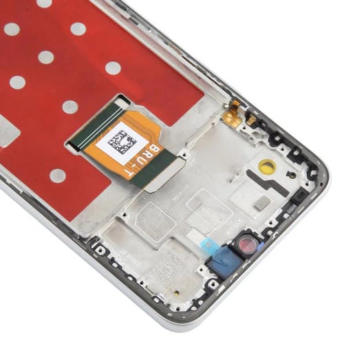 Vollbild Original Honor X60 Display und Rahmen (Silber)