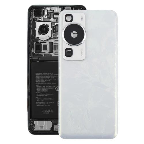 Couvercle arrière de batterie et lentille de caméra Huawei P60 (Blanche)