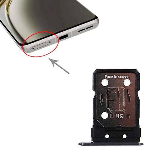 Tabuleiro Cartão SIM OnePlus Ace 3 (Preto)