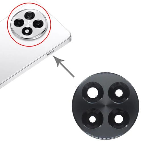 Objectif de caméra arrière PKG110 OnePlus Ace 5 (Noir)