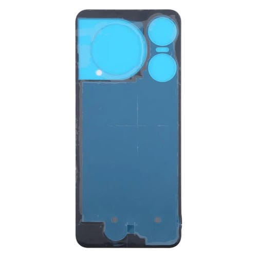 Rückseite des Glasakkudeckels Zte Nubia Music 2 (Weiß) mit Klebstoff