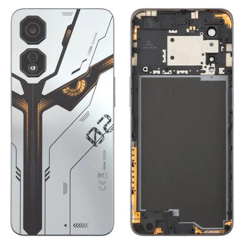 Back Battery Cover and Camera Lens ZTE Nubia Neo 2 Z2352N (Silver)