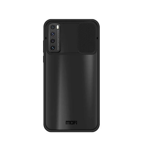 Para Huawei nova 7 MOFI Xing Dun Series PC + TPU Anti-peep Carcasa protectora todo incluido impermeable y anti-caída, Translúcido Frosted (Negro)