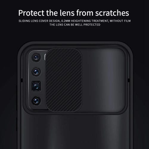 Para Huawei nova 7 Pro MOFI Xing Dun Series PC + TPU Anti-peep Carcasa protectora todo incluido impermeable y anti-caída, Translúcido Frosted (Negro)
