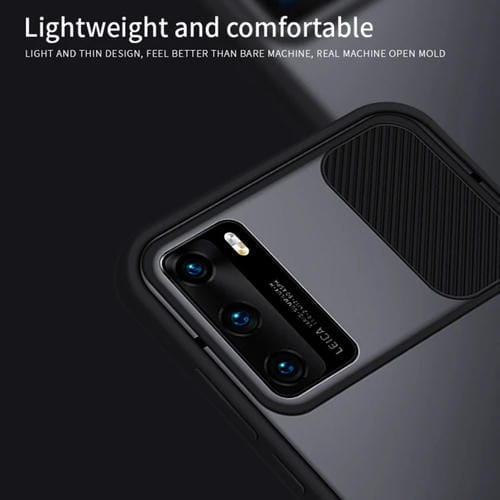 Para Huawei P40 MOFI Xing Dun Series PC + TPU Anti-peep Carcasa protectora todo incluido impermeable y anti-caída, translúcido mate (púrpura)