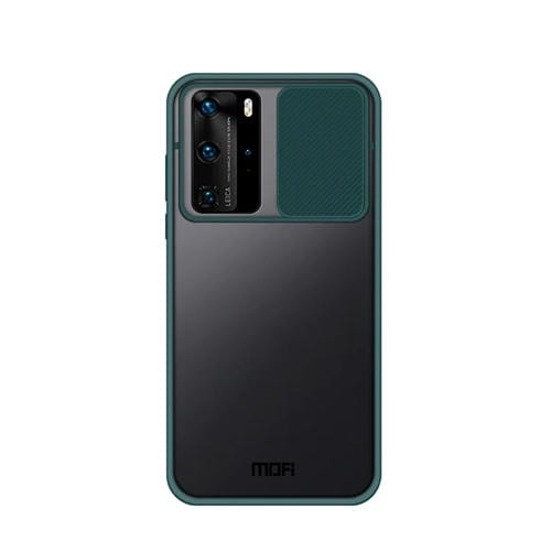 Para Huawei P40 Pro MOFI Xing Dun Series PC + TPU Anti-peep Carcasa protectora todo incluido impermeable y anti-caída, Translúcido esmerilado (Verde)