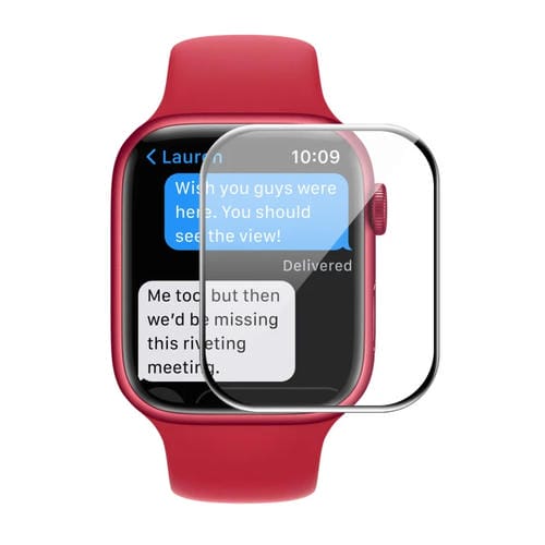 1 PC Protector de Pantalla para Apple Watch Series 7 41mm Enkay Hat-Prince 3D Cobertura Completa Soft PC Edge + PMMA HD - MOVILSTORE