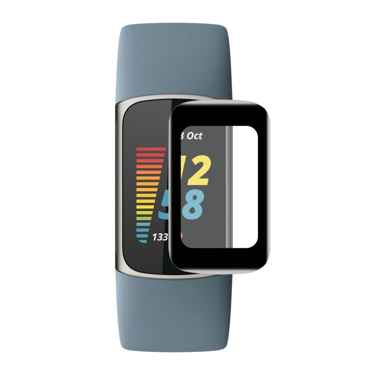 1 PC Protector Pantalla Fitbit Charge 5 Enkay Hat-Prince 3D Curvo Cobertura Completa - MOVILSTORE