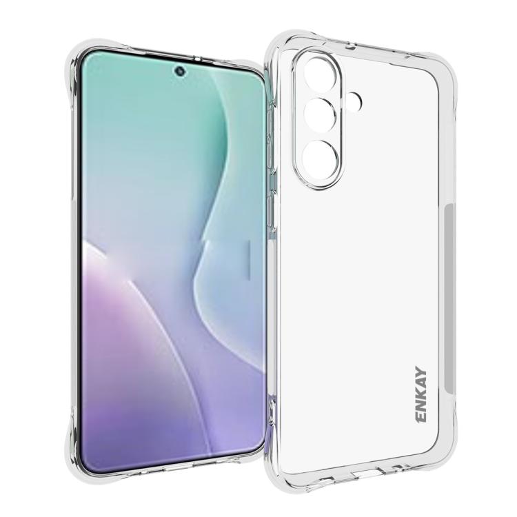 ENKAY Hat-Prince - Funda transparente de TPU a prueba de golpes para Samsung Galaxy M56