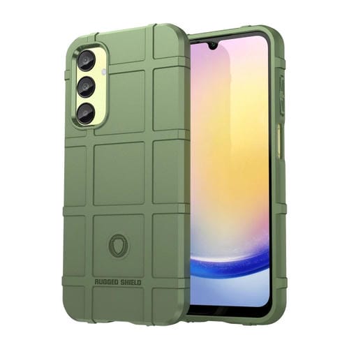 Funda para Teléfono Samsung Galaxy A55 TPU a Prueba de Golpes Cobertura Total (Verde Militar)