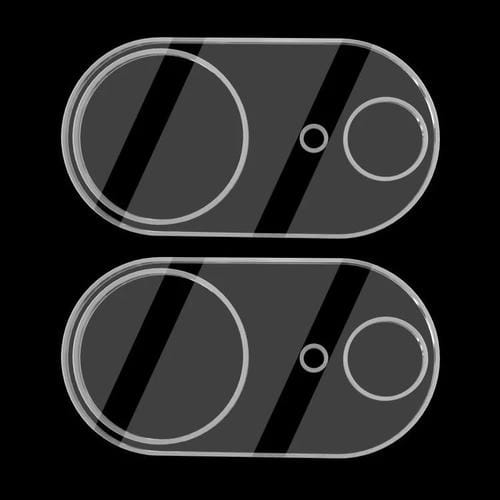 Película de Vidrio Templado para Lente de Cámara Trasera Enkay Hat-Prince 9H para iPhone 16E (2 unidades)