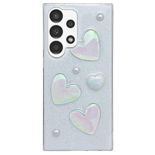 Funda Protectora TPU Samsung Galaxy A73 Love Epoxy (Transparente)
