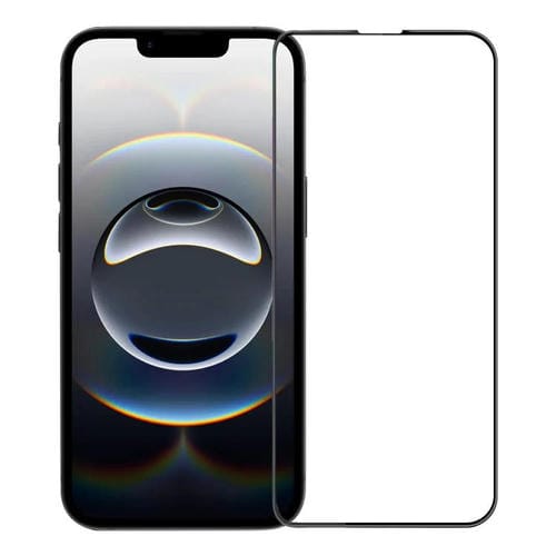 Película de Vidrio Templado Pinwuyo 9H 3D para iPhone 16E Pantalla Completa Curvada (Negro)