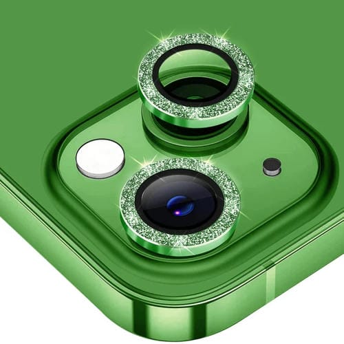 Película de Vidrio Templado Lente Trasera Enkay Hat-Prince para iPhone 15/15 Plus de Aleación de Aluminio (Verde Oscuro) - MOVILSTORE