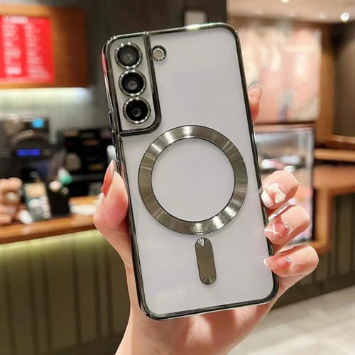 Funda para Teléfono Samsung Galaxy Note10 TPU con Galvanoplastia Magsafe (Verde)