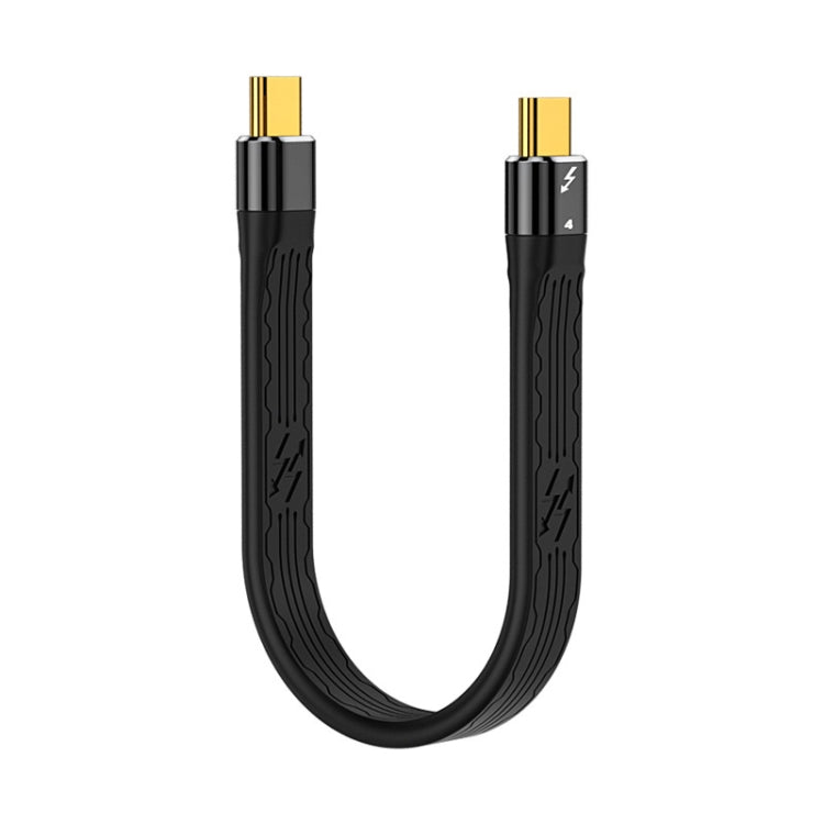 Cable De Datos FPC Thunderbolt 4 USB-C Type-C Macho a Macho PD 100W 13 cm