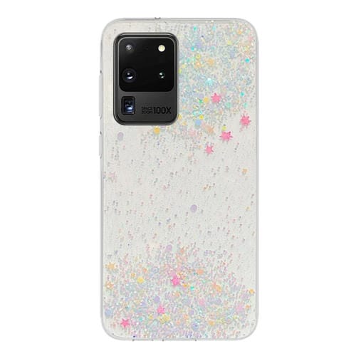 Funda para Teléfono Samsung Galaxy S20 Ultra Dreamy Star Glitter Epoxy TPU (Transparente)