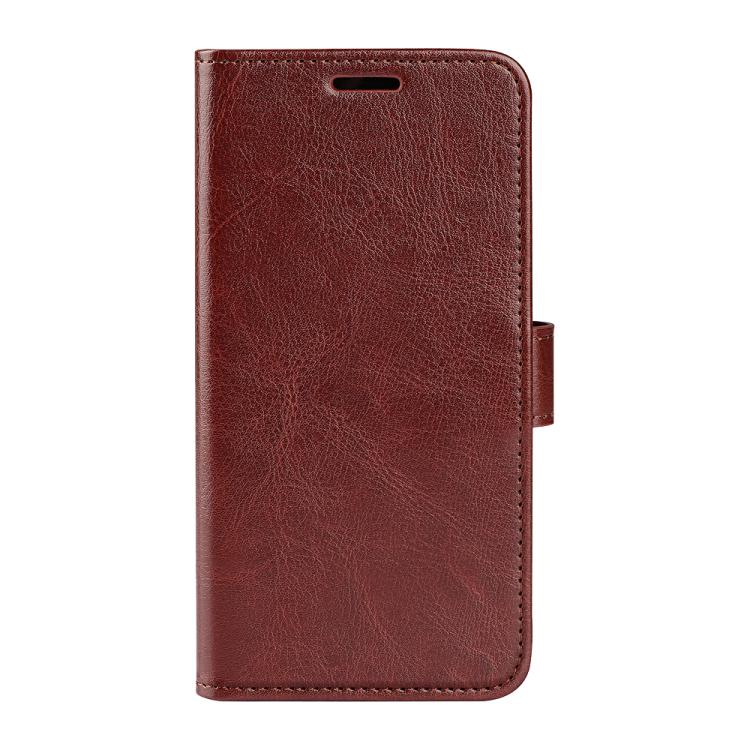 Funda de Cuero con Tapa Horizontal Textura R64 para OnePlus 13 (Marrón)