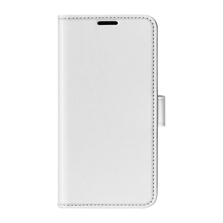 Funda de Cuero con Tapa Horizontal Textura R64 para OnePlus Ace 5 Pro (Blanca)