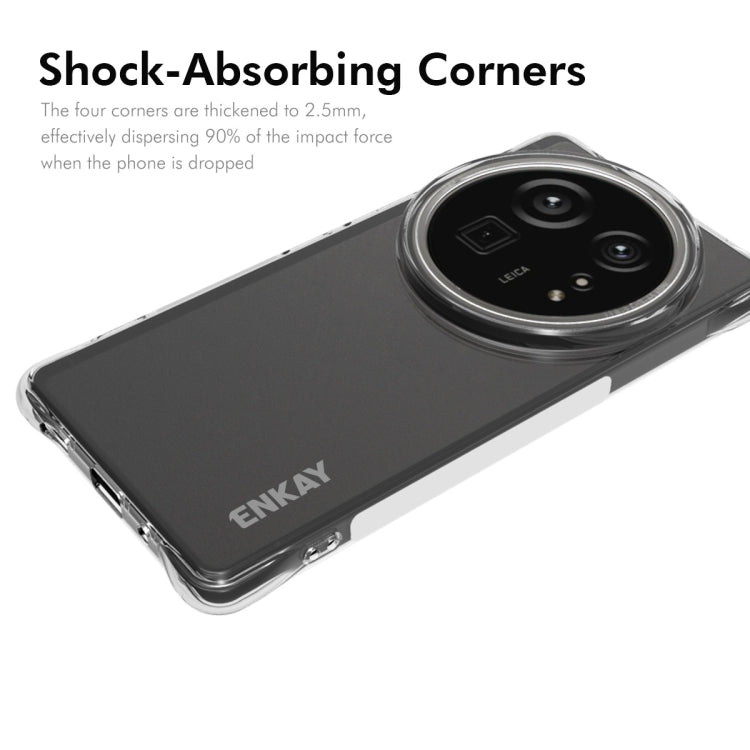 Funda Transparente TPU Enkay Hat-Prince para Sharp Aquos R9 Pro a Prueba de Golpes