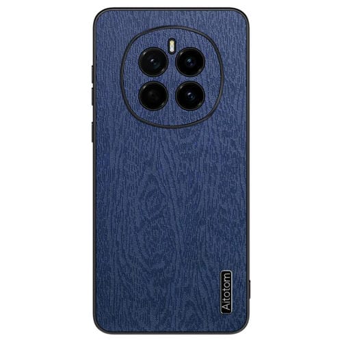 Funda para TelĂ©fono Honor Magic 7 a Prueba de Golpes Cuero Corteza de Ărbol (Azul)